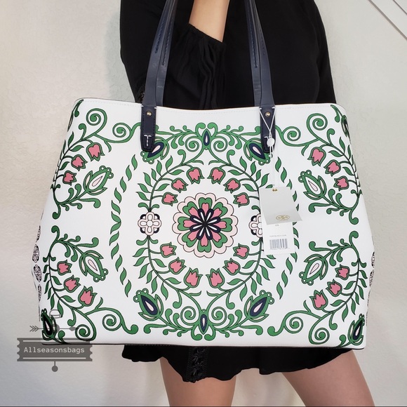 NWT Tory Burch kerrington Square Large Garden tote - Picture 4 of 8